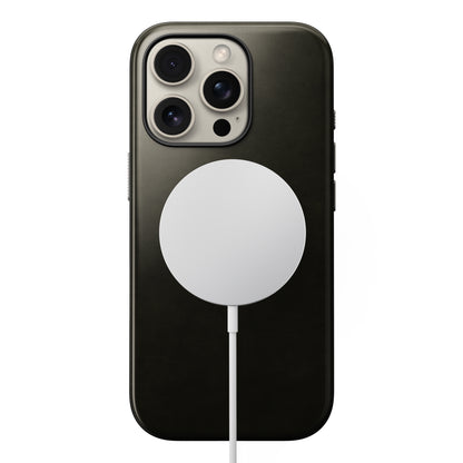 Coque en cuir Modern Leather ( Horween ) pour iPhone 16 Pro