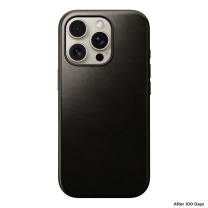 Coque en cuir Modern Leather ( Horween ) pour iPhone 16 Pro