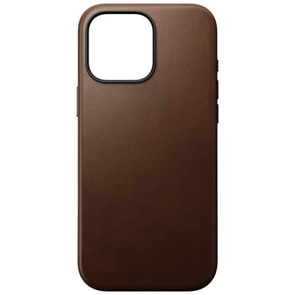 Coque en cuir Modern Leather pour iPhone 16 Pro Max