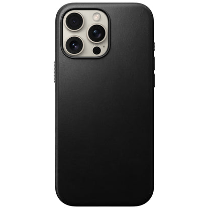 Coque en cuir Modern Leather pour iPhone 16 Pro Max