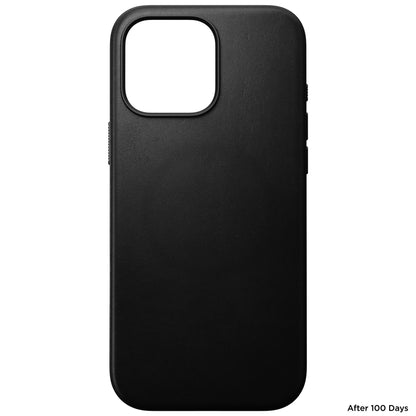 Coque en cuir Modern Leather pour iPhone 16 Pro Max