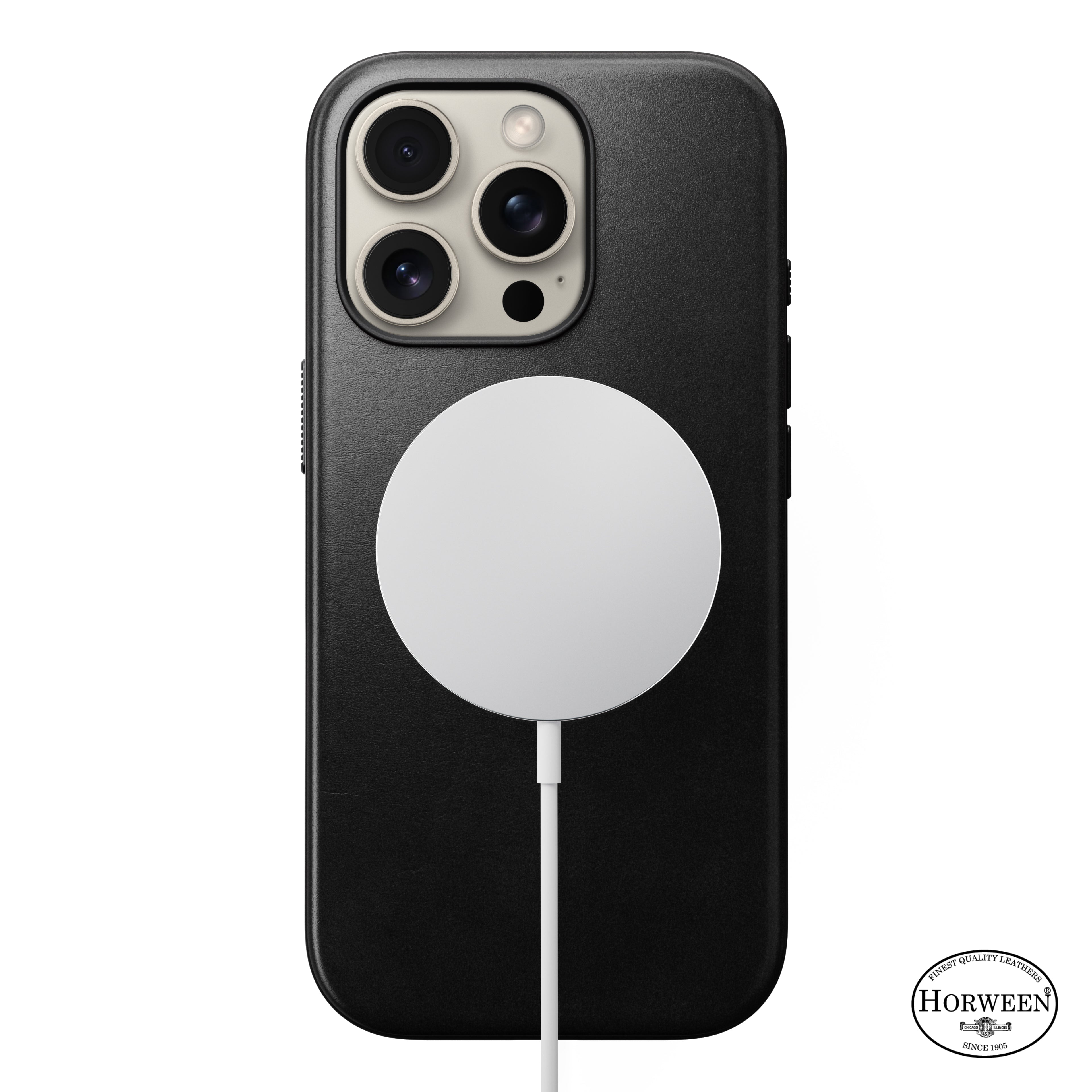 Coque en cuir Modern Leather ( Horween ) pour iPhone 16 Pro