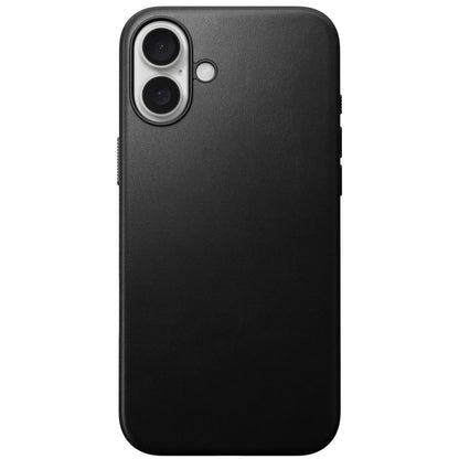 Coque en cuir Modern Leather pour iPhone 16 Plus