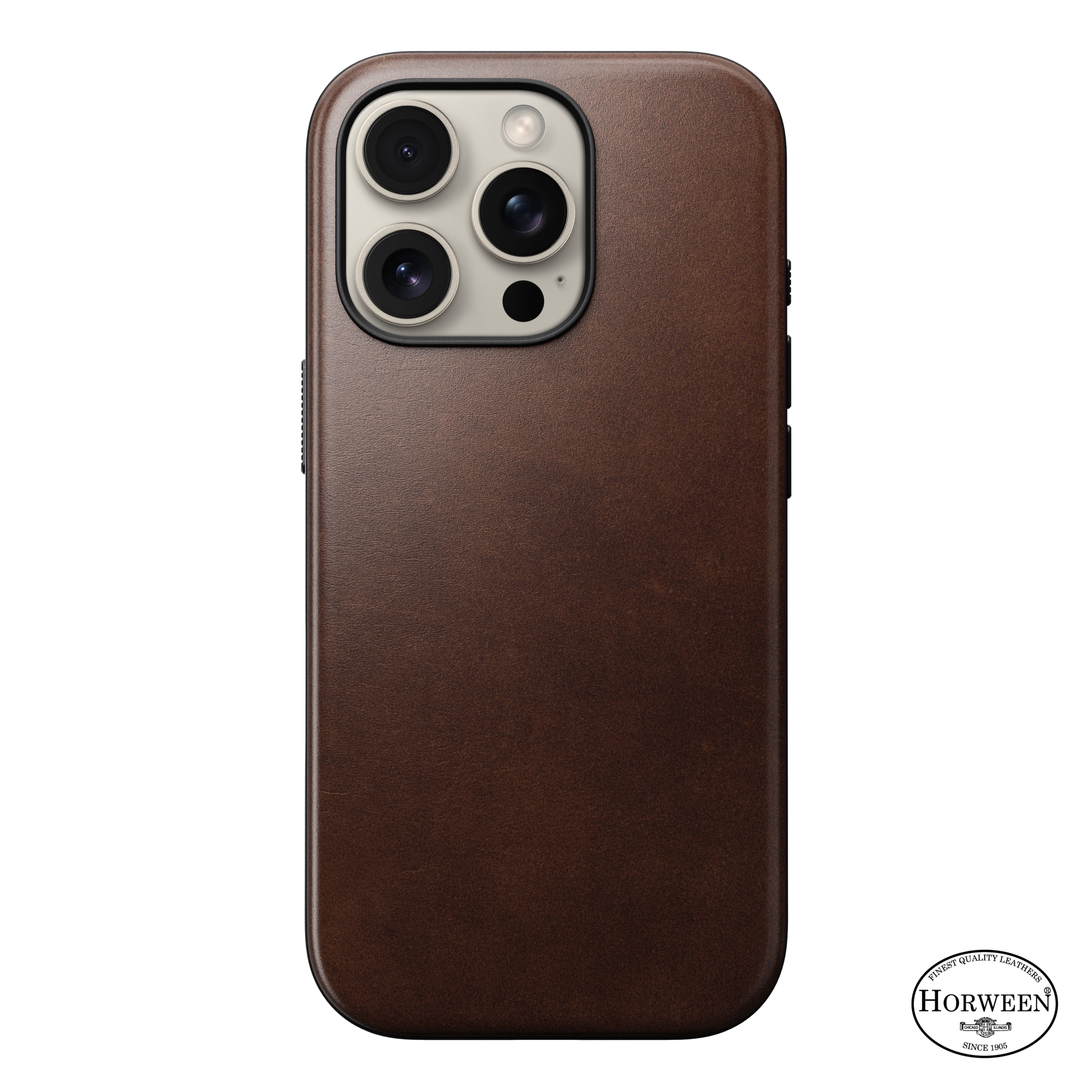 Coque en cuir Modern Leather ( Horween ) pour iPhone 16 Pro