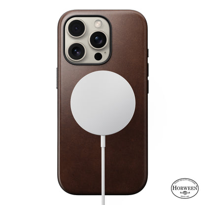 Coque en cuir Modern Leather ( Horween ) pour iPhone 16 Pro