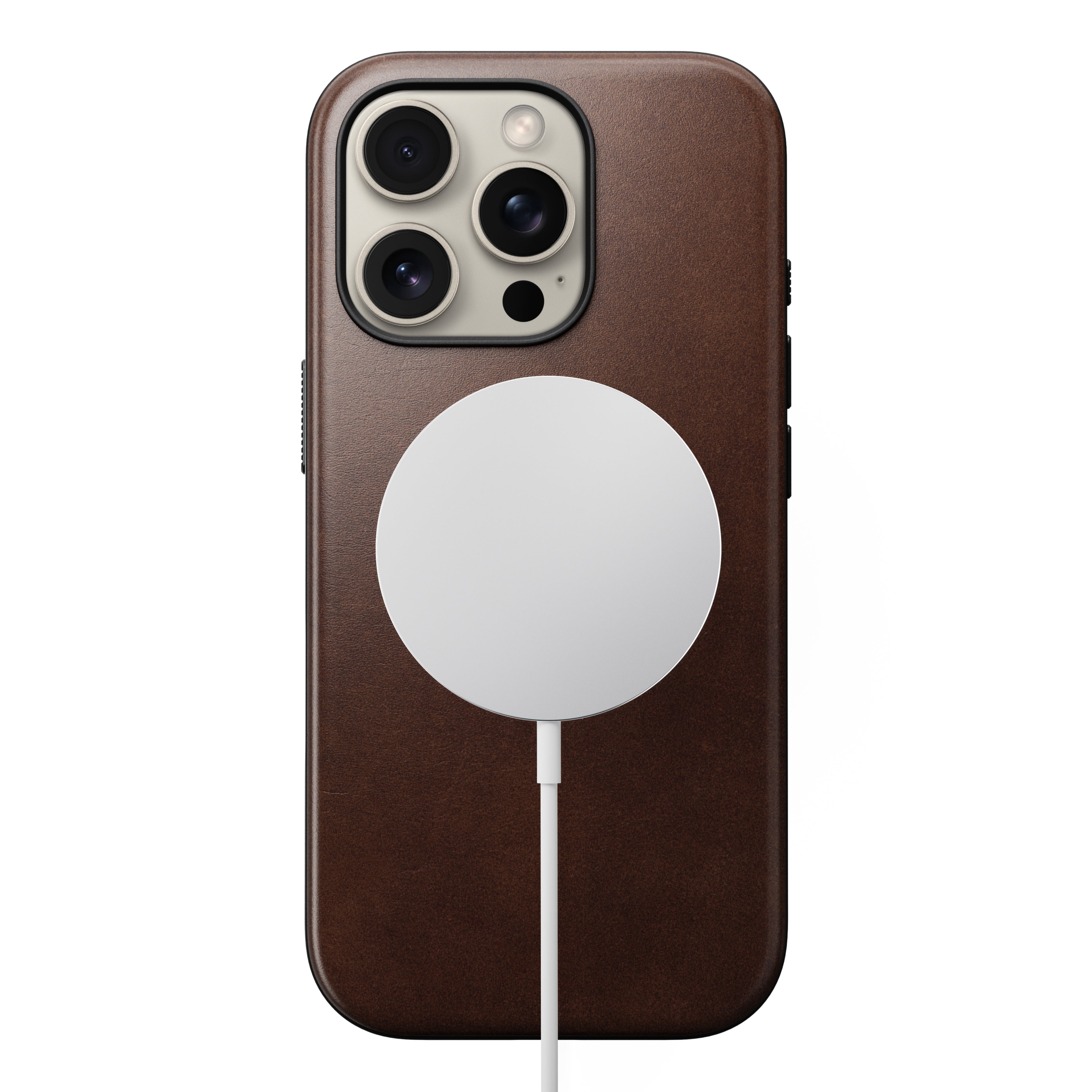 Coque en cuir Modern Leather ( Horween ) pour iPhone 16 Pro