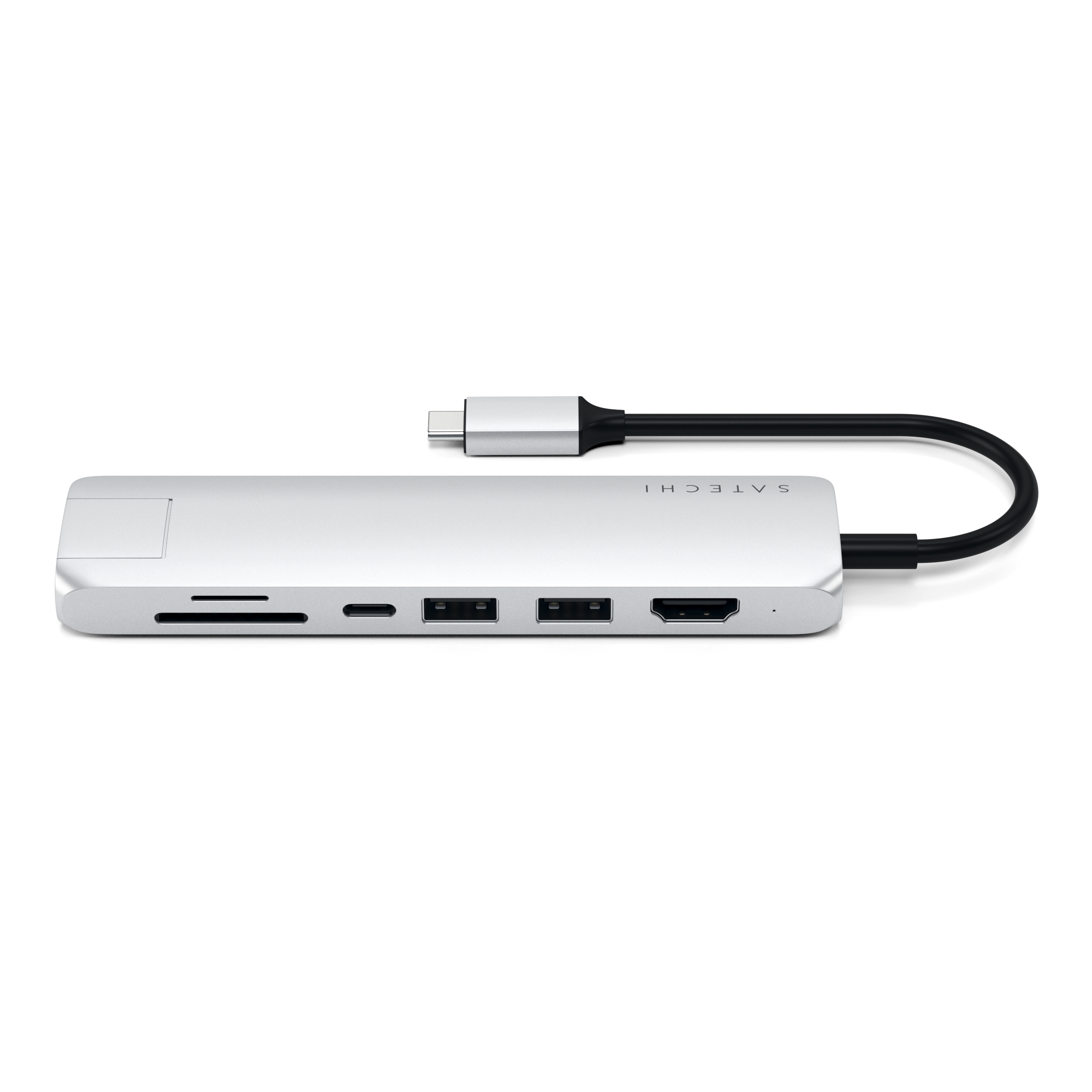 Adaptateur USB-C Slim Multi-Port avec Ethernet de SATECHI