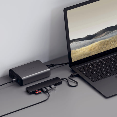 Adaptateur USB-C Slim Multi-Port avec Ethernet de SATECHI