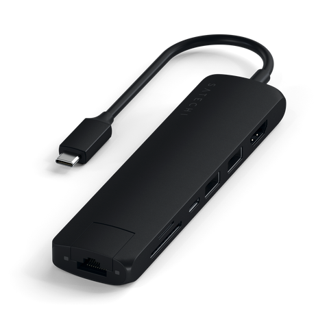 Adaptateur USB-C Slim Multi-Port avec Ethernet de SATECHI