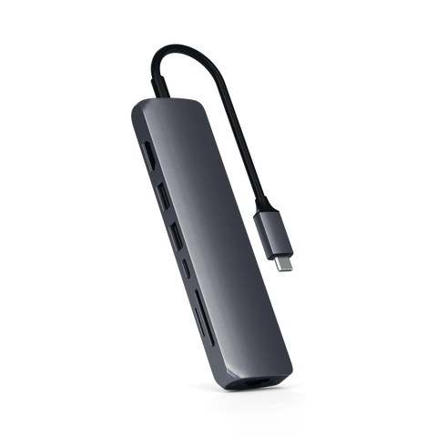 Adaptateur USB-C Slim Multi-Port avec Ethernet de SATECHI