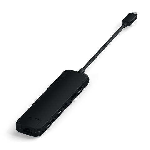 Adaptateur USB-C Slim Multi-Port avec Ethernet de SATECHI