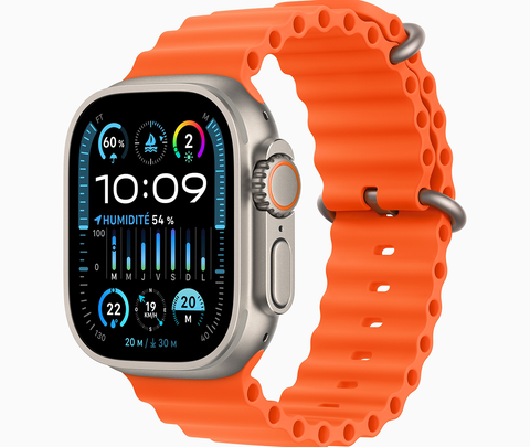 Apple Watch Ultra 2 - Boucle Océan - Orange - Apple Watch