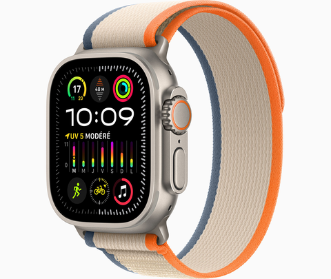 Apple Watch Ultra 2 - Boucle Trail Orange/beige / S/M