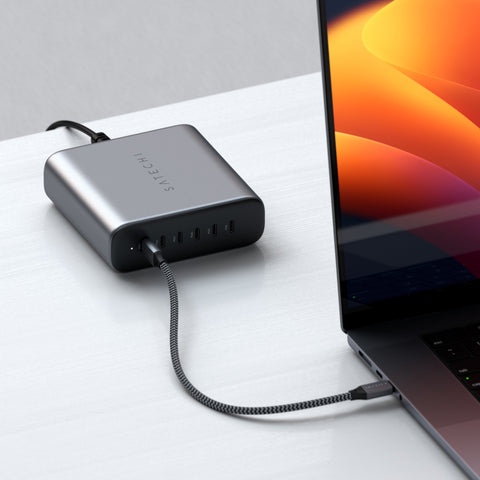 Chargeur GaN USB-C à 6 ports de 200 W de SATECHI