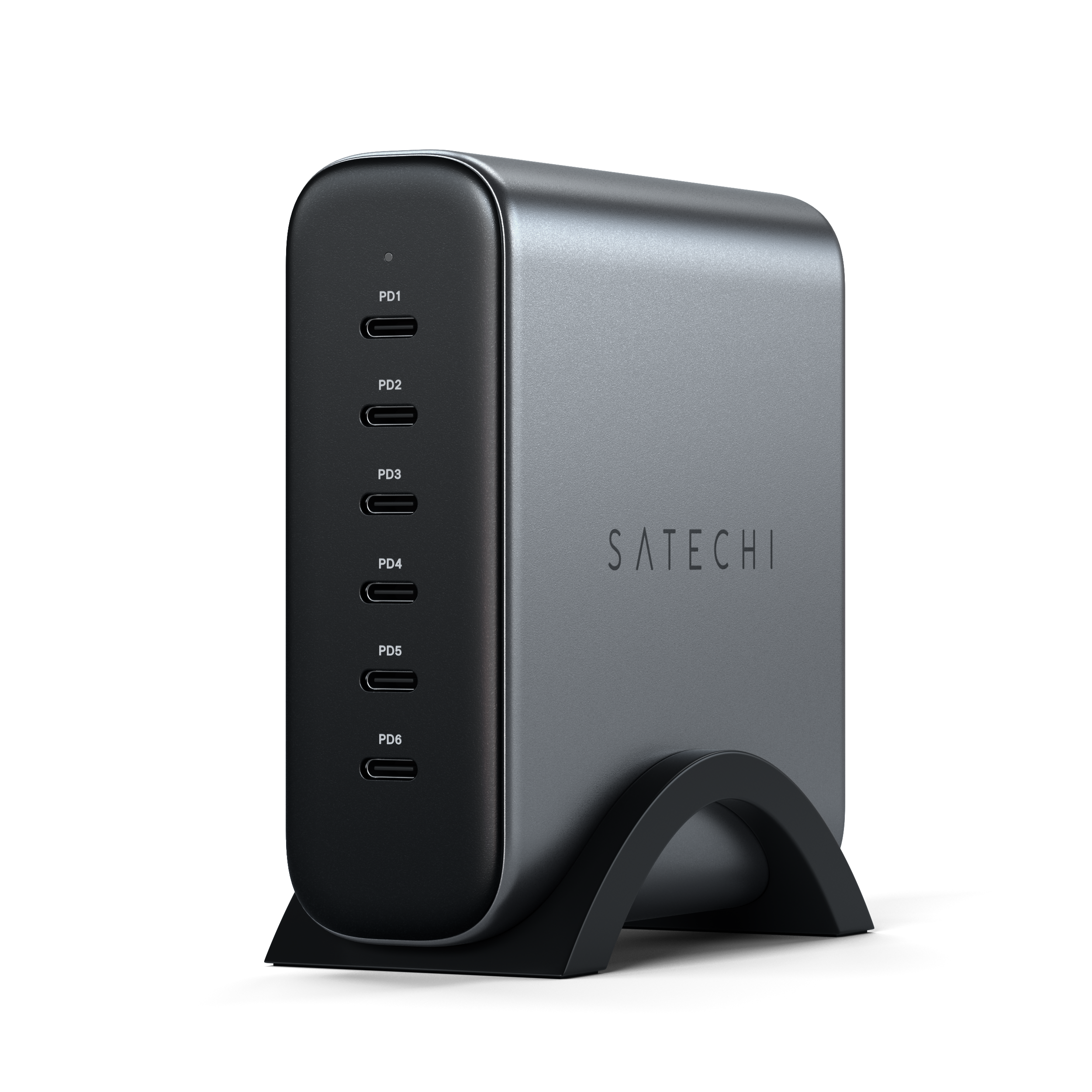 Chargeur GaN USB-C à 6 ports de 200 W de SATECHI