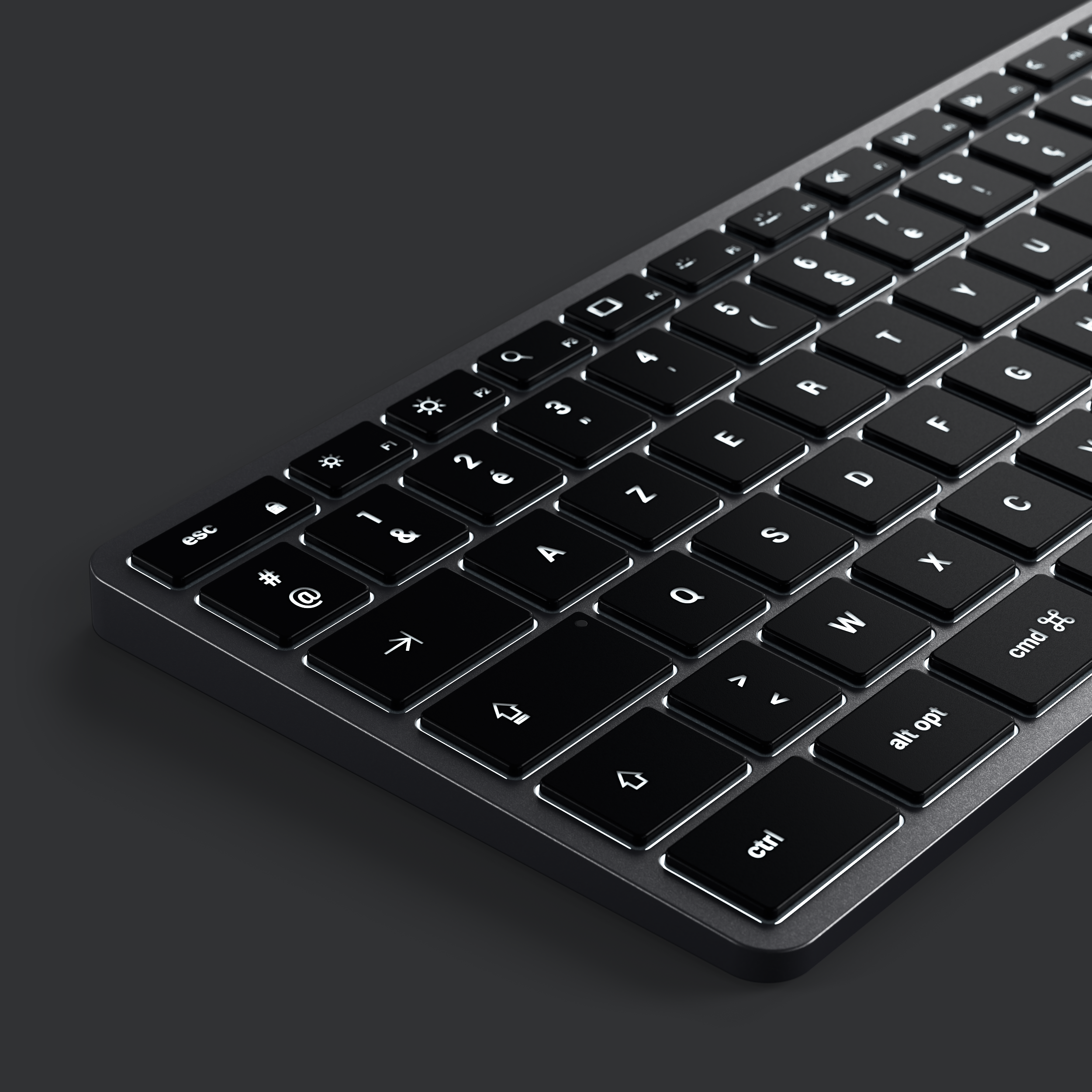 Clavier rétroéclairé Bluetooth Slim X3 de SATECHI