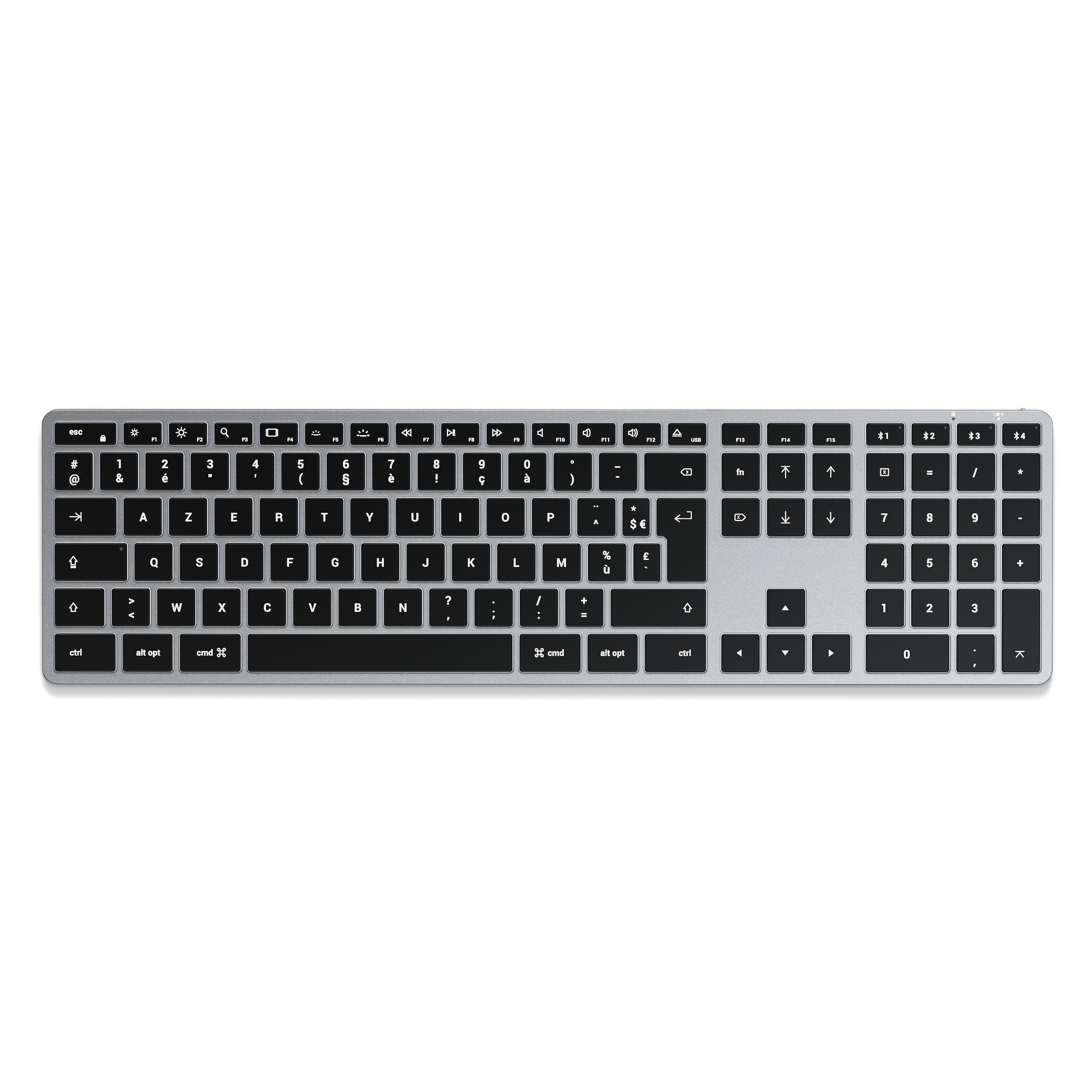 Clavier rétroéclairé Bluetooth Slim X3 de SATECHI