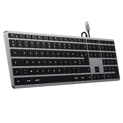 Clavier rétroéclairé filaire Slim W3 de SATECHI