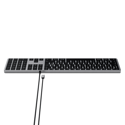 Clavier rétroéclairé filaire Slim W3 de SATECHI