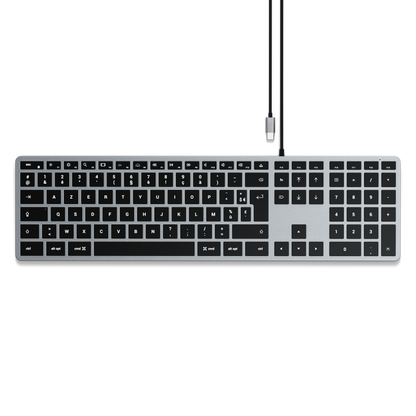 Clavier rétroéclairé filaire Slim W3 de SATECHI