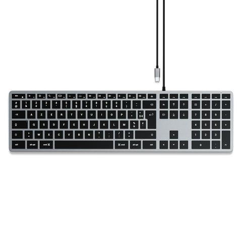 Clavier rétroéclairé filaire Slim W3 de SATECHI