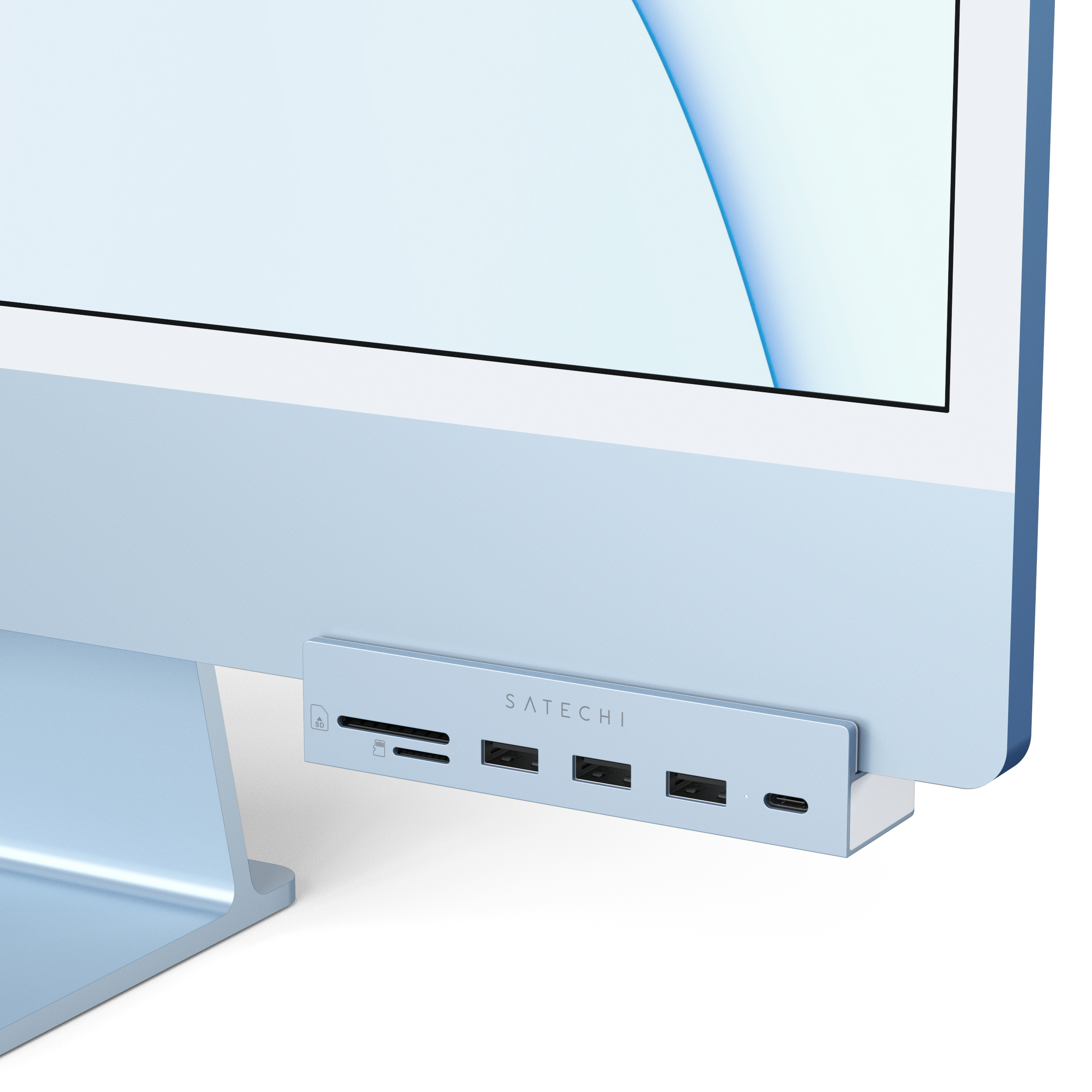 Hub à pince USB-C pour iMac 24 pouces de SATECHI