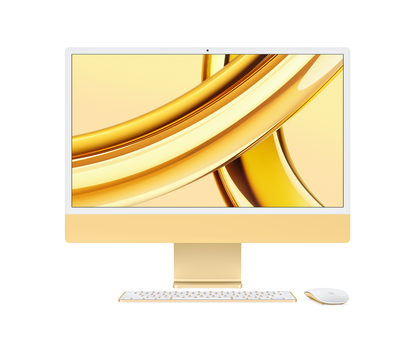 iMac 24’ - M3 - GPU 10 coeurs - Jaune / 8 Go de mémoire