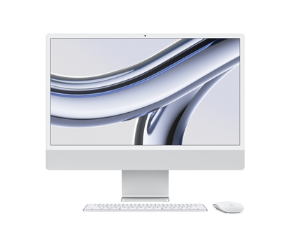 iMac 24’ - M3 - GPU 10 coeurs - Argent / 8 Go de mémoire