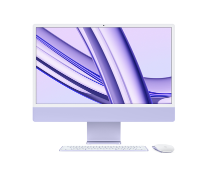 iMac 24’ - M3 - GPU 10 coeurs - Mauve / 8 Go de mémoire