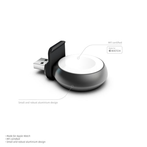 Prise USB MagSafe pour Apple Watch en aluminium de Zens
